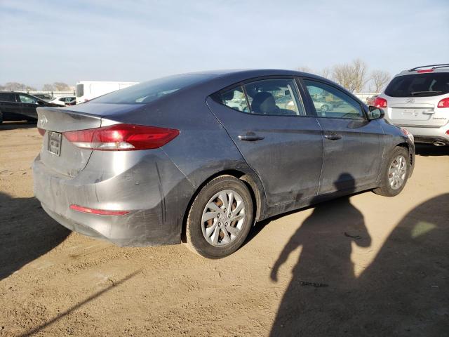 5NPD74LF4JH353771 - 2018 HYUNDAI ELANTRA SE GRAY photo 3