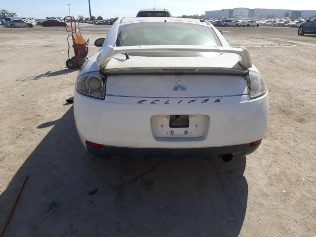 4A3AK64F48E019789 - 2008 MITSUBISHI ECLIPSE SE WHITE photo 6