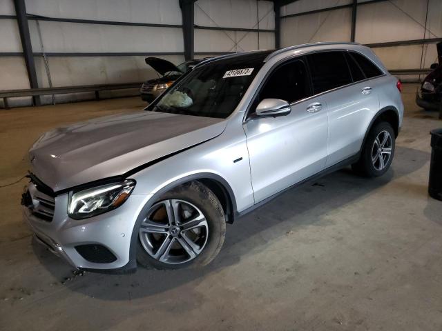 WDC0G5EB8KF585343 - 2019 MERCEDES-BENZ GLC 350E SILVER photo 1