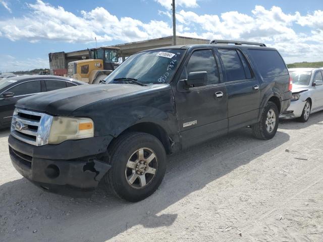 1FMFK15508LA15876 - 2008 FORD EXPEDITION EL XLT BLACK photo 1