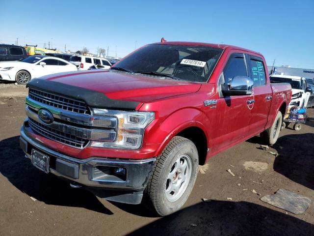 1FTFW1EG8JKC24028 - 2018 FORD F150 SUPERCREW RED photo 1