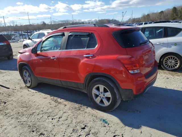 3GNCJPSB7JL272834 - 2018 CHEVROLET TRAX 1LT RED photo 2