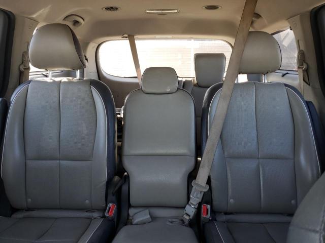 KNDMC5C10F6021821 - 2015 KIA SEDONA EX BLUE photo 10