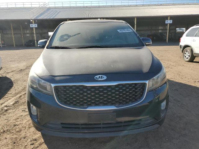 KNDMC5C10F6021821 - 2015 KIA SEDONA EX BLUE photo 5