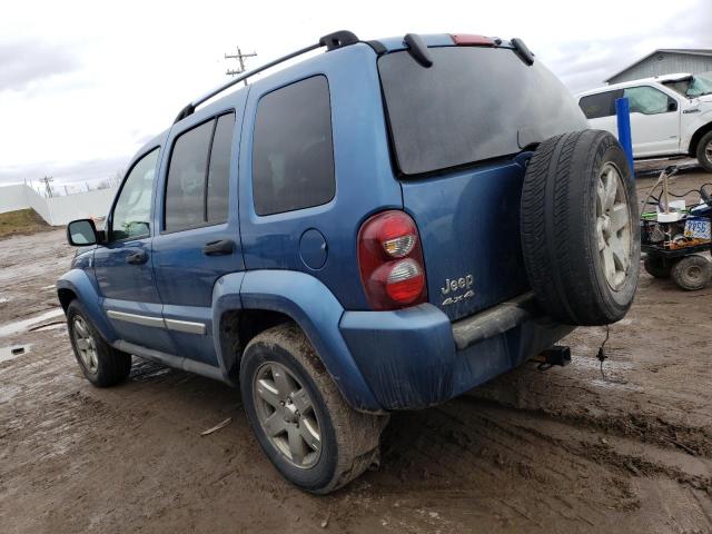 1J4GL58KX6W273844 - 2006 JEEP LIBERTY LIMITED BLUE photo 2