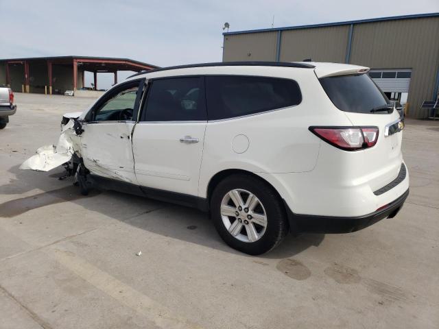 1GNKRGKD1EJ372883 - 2014 CHEVROLET TRAVERSE LT WHITE photo 2