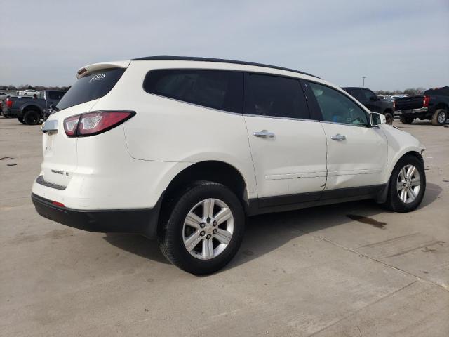 1GNKRGKD1EJ372883 - 2014 CHEVROLET TRAVERSE LT WHITE photo 3