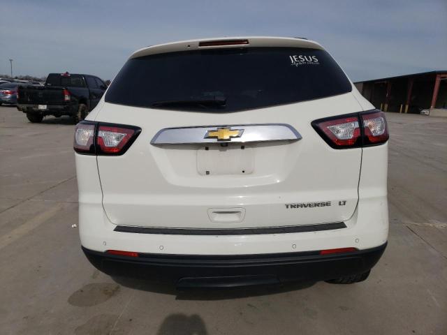 1GNKRGKD1EJ372883 - 2014 CHEVROLET TRAVERSE LT WHITE photo 6