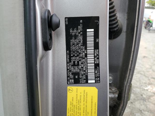 JTJHA31U050092248 - 2005 LEXUS RX 330 SILVER photo 13