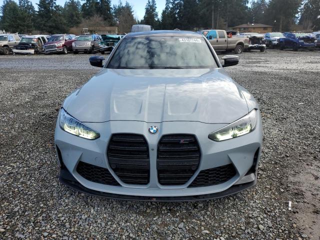 WBS43AY02NFL74349 - 2022 BMW M3 COMPETITION SILVER photo 5