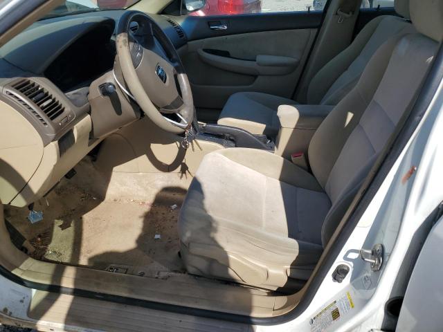 1HGCM56434A023735 - 2004 HONDA ACCORD LX WHITE photo 7