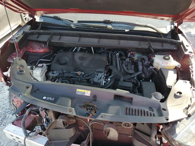 5TDGARAH6MS504513 - 2021 TOYOTA HIGHLANDER HYBRID XLE RED photo 11