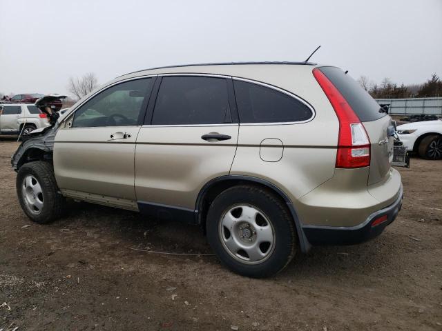 JHLRE38377C064802 - 2007 HONDA CR-V LX TAN photo 2