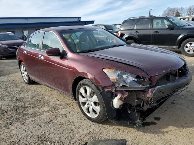 1HGCP368X8A011831 - 2008 HONDA ACCORD EXL BURGUNDY photo 4