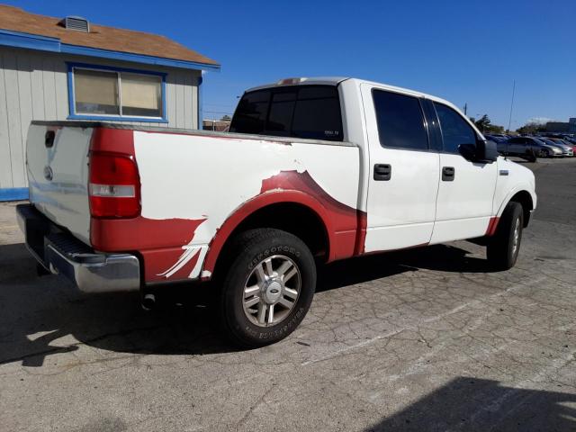 1FTPW14524KC89692 - 2004 FORD F150 SUPERCREW WHITE photo 3