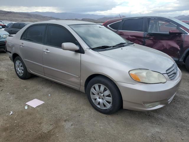 1NXBR32E23Z120111 - 2003 TOYOTA COROLLA CE BEIGE photo 4