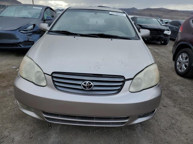 1NXBR32E23Z120111 - 2003 TOYOTA COROLLA CE BEIGE photo 5