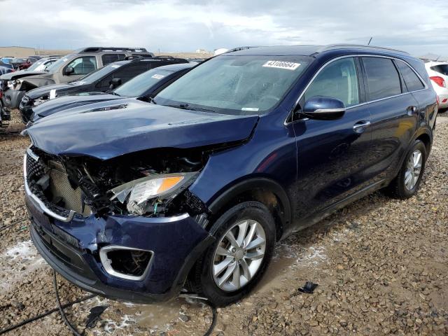 5XYPG4A56GG110244 - 2016 KIA SORENTO LX BLUE photo 1