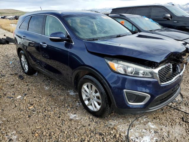 5XYPG4A56GG110244 - 2016 KIA SORENTO LX BLUE photo 4