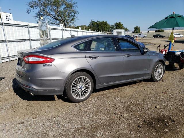 3FA6P0LUXDR379525 - 2013 FORD FUSION SE HYBRID GRAY photo 3