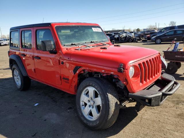 1C4HJXDG8JW188099 - 2018 JEEP WRANGLER U SPORT RED photo 4