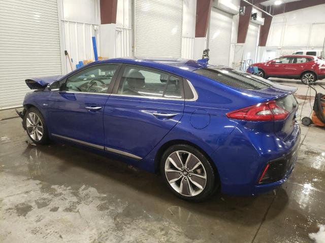 KMHC05LC2KU114833 - 2019 HYUNDAI IONIQ LIMITED BLUE photo 2