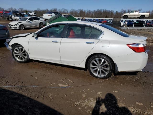 1HGCR2F57DA164350 - 2013 HONDA ACCORD SPORT WHITE photo 2