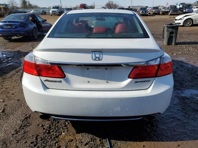 1HGCR2F57DA164350 - 2013 HONDA ACCORD SPORT WHITE photo 6