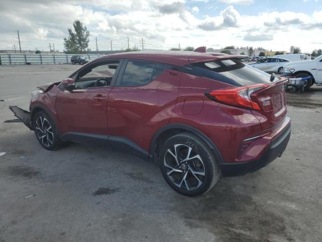 NMTKHMBX5KR069557 - 2019 TOYOTA C-HR XLE BURGUNDY photo 2