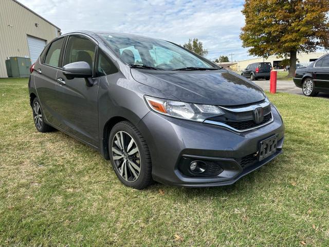 3HGGK5H92KM713735 - 2019 HONDA FIT EXL GRAY photo 1