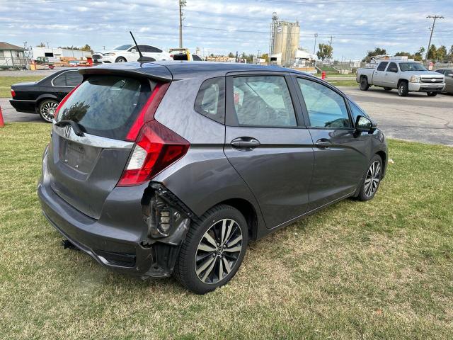 3HGGK5H92KM713735 - 2019 HONDA FIT EXL GRAY photo 4