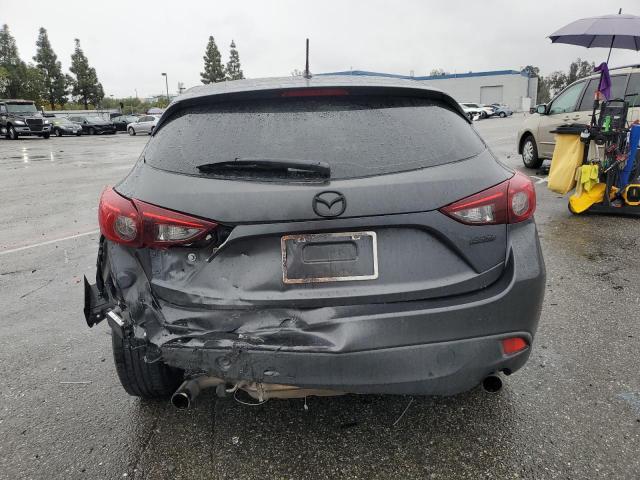 JM1BM1L79E1161556 - 2014 MAZDA 3 TOURING GRAY photo 6