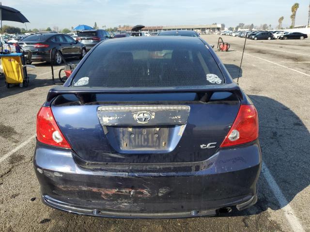 JTKDE177260093200 - 2006 TOYOTA SCION TC BLUE photo 6