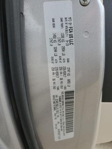 2C4RC1BG1LR115912 - 2020 CHRYSLER PACIFICA TOURING L SILVER photo 13