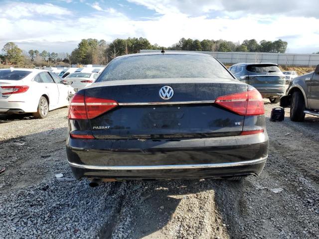 1VWAS7A39GC035142 - 2016 VOLKSWAGEN PASSAT S BLACK photo 6