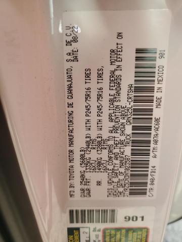 3TYRZ5CN3NT023587 - 2022 TOYOTA TACOMA ACCESS CAB 白色 照片 13