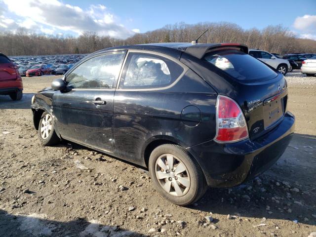 KMHCM36C88U099591 - 2008 HYUNDAI ACCENT GS BLACK photo 2