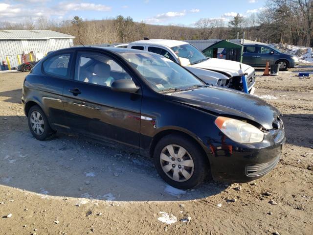 KMHCM36C88U099591 - 2008 HYUNDAI ACCENT GS BLACK photo 4