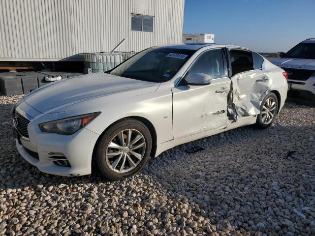 JN1BV7AP7EM676401 - 2014 INFINITI Q50 BASE WHITE photo 1