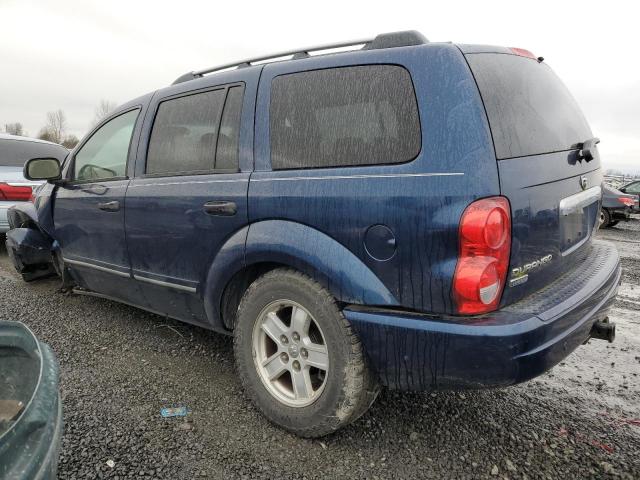 1D4HD58266F138144 - 2006 DODGE DURANGO LIMITED BLUE photo 2