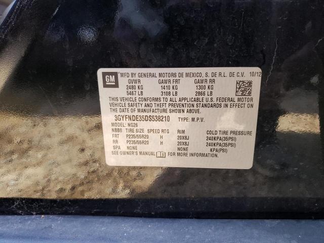 3GYFNDE35DS538210 - 2013 CADILLAC SRX PERFORMANCE COLLECTION Қара фото 13