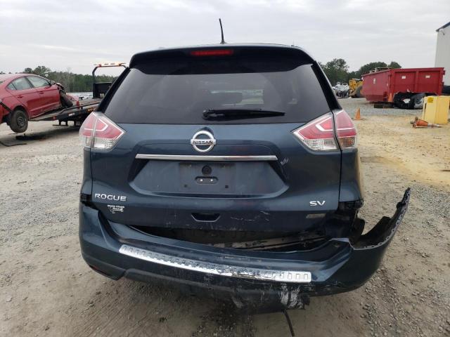 5N1AT2MT8EC772498 - 2014 NISSAN ROGUE S BLUE photo 6