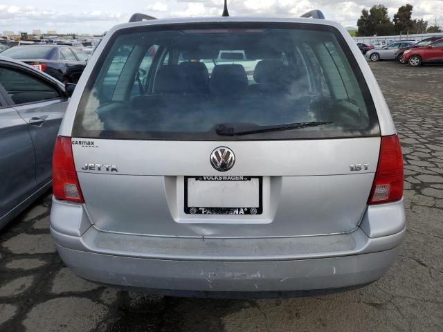 WVWSE61J52W546717 - 2002 VOLKSWAGEN JETTA GLS SILVER photo 6