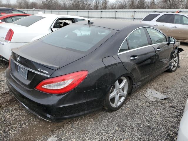 WDDLJ9BB1CA050875 - 2012 MERCEDES-BENZ CLS 550 4MATIC BLACK photo 3