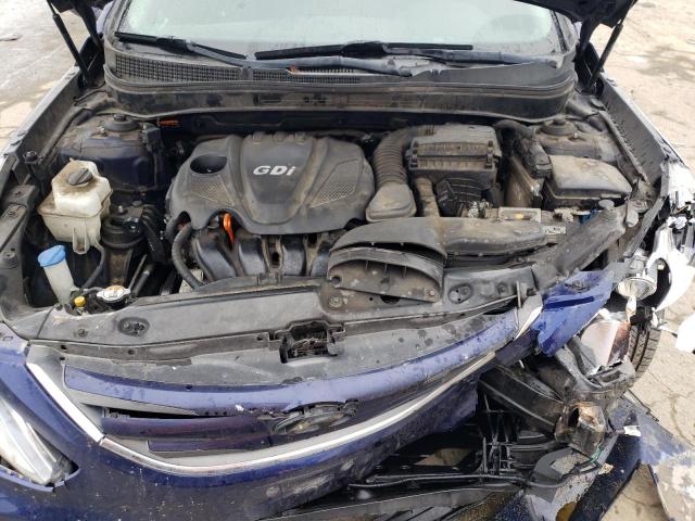 5NPEB4AC3EH846486 - 2014 HYUNDAI SONATA GLS BLUE photo 11