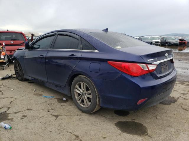 5NPEB4AC3EH846486 - 2014 HYUNDAI SONATA GLS BLUE photo 2