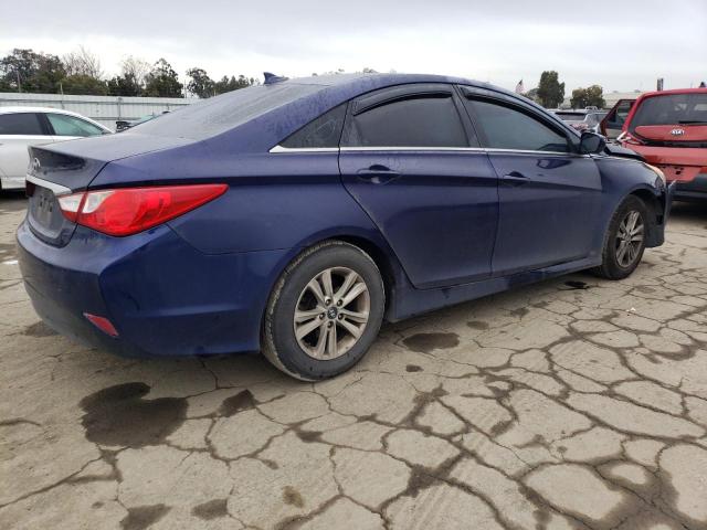 5NPEB4AC3EH846486 - 2014 HYUNDAI SONATA GLS BLUE photo 3