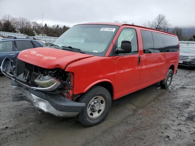 1GA2G1DG2A1138306 - 2010 CHEVROLET EXPRESS G3 LT RED photo 1