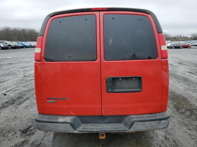 1GA2G1DG2A1138306 - 2010 CHEVROLET EXPRESS G3 LT RED photo 6