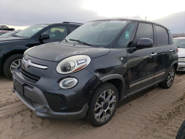 ZFBCFADH0FZ031547 - 2015 FIAT 500L TREKKING GRAY photo 1